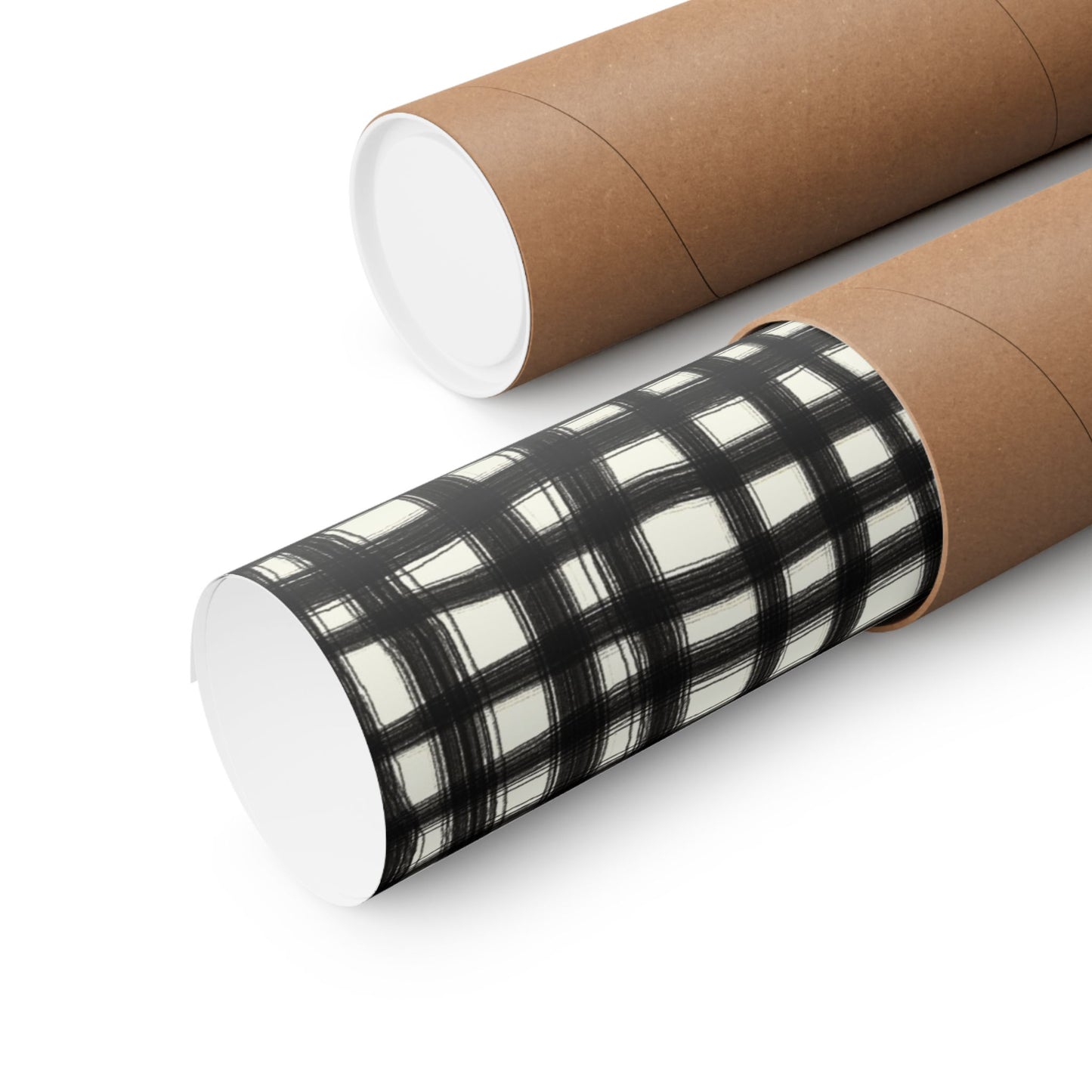 Black Thread Abstract Print