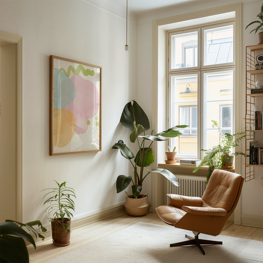 Multi Watercolor Ink Abstract Print No. 2