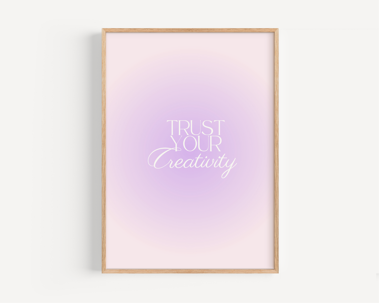 Trust Your Creativity Aura Print