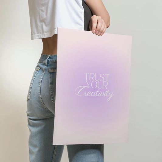 Trust Your Creativity Aura Print