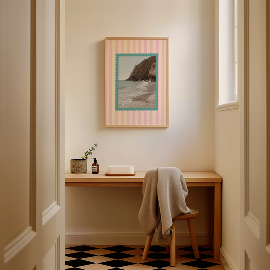 Vintage Stripe European Summer Print