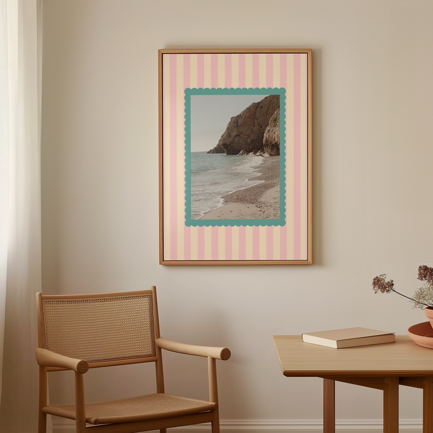 Vintage Stripe European Summer Print