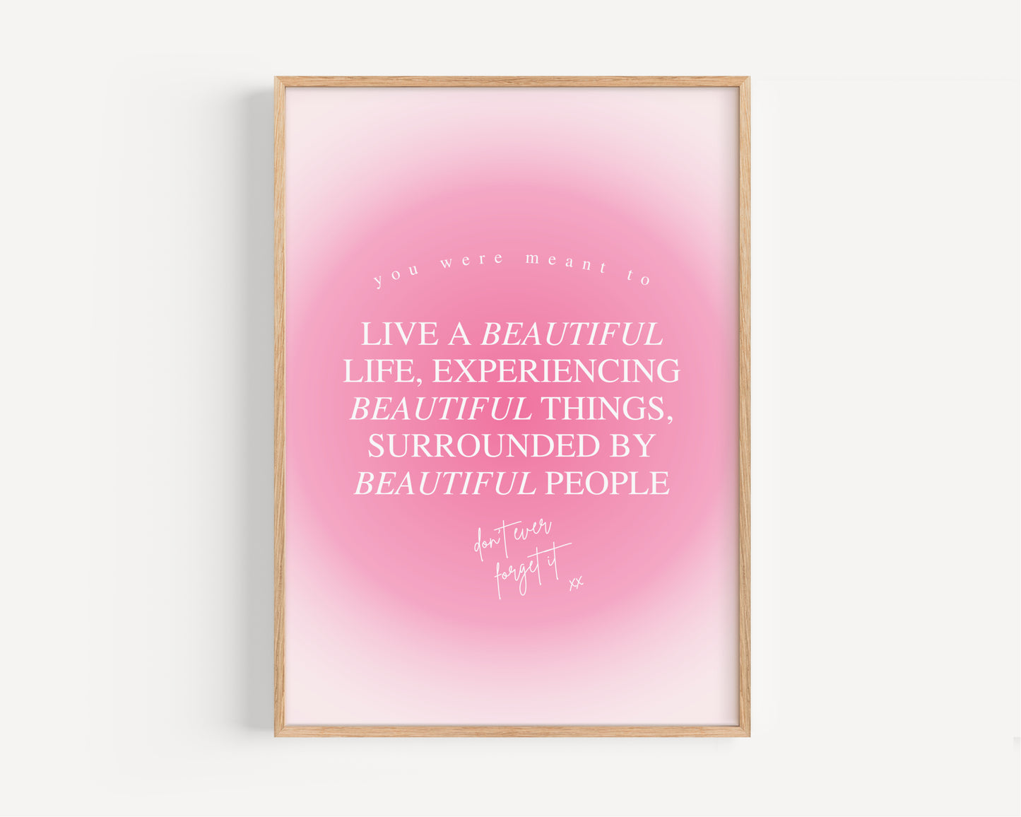Live a Beautiful Life Print