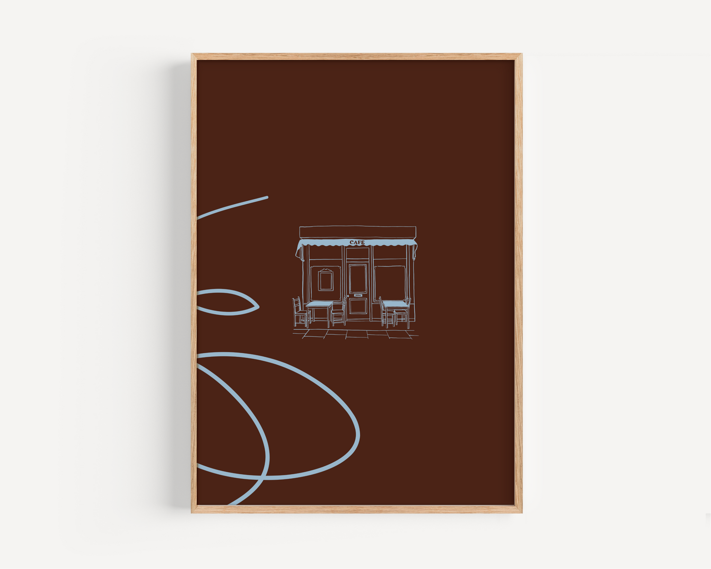 Coffee Shop Sketch No2 Print