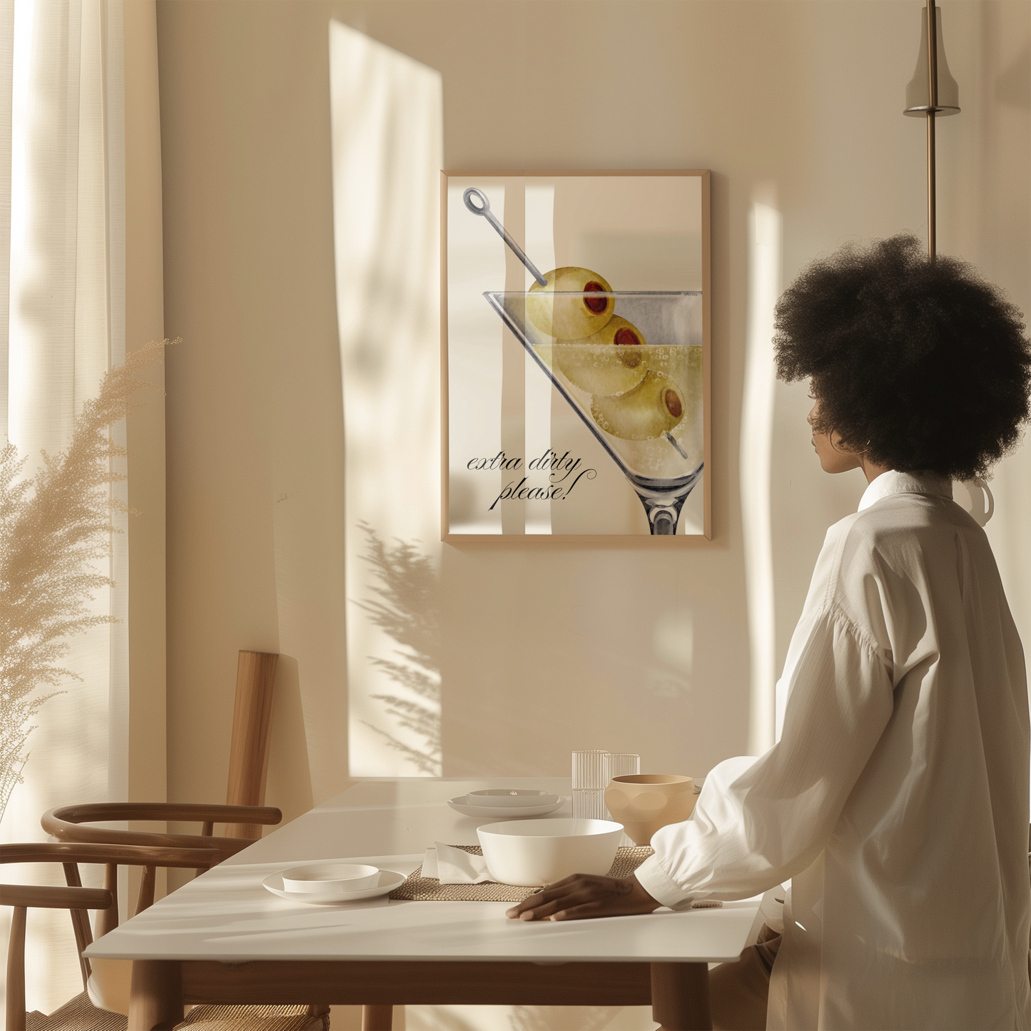 Extra Dirty Martini Print