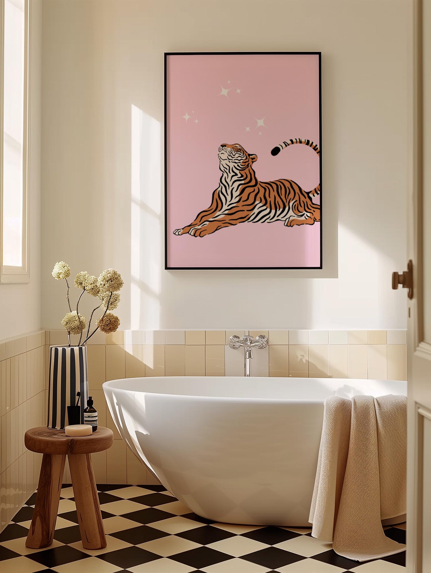Tiger Sparkles Print