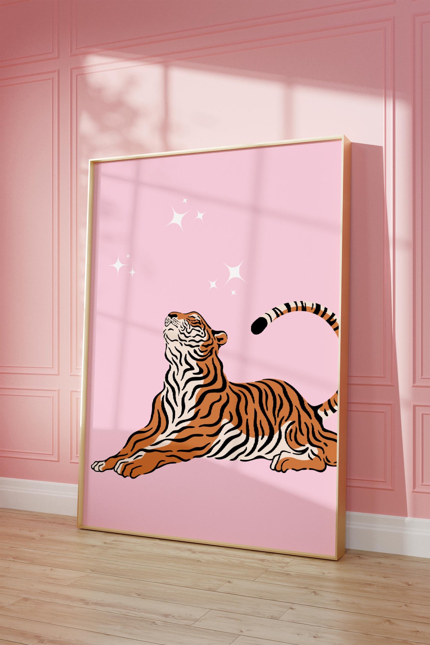 Tiger Sparkles Print