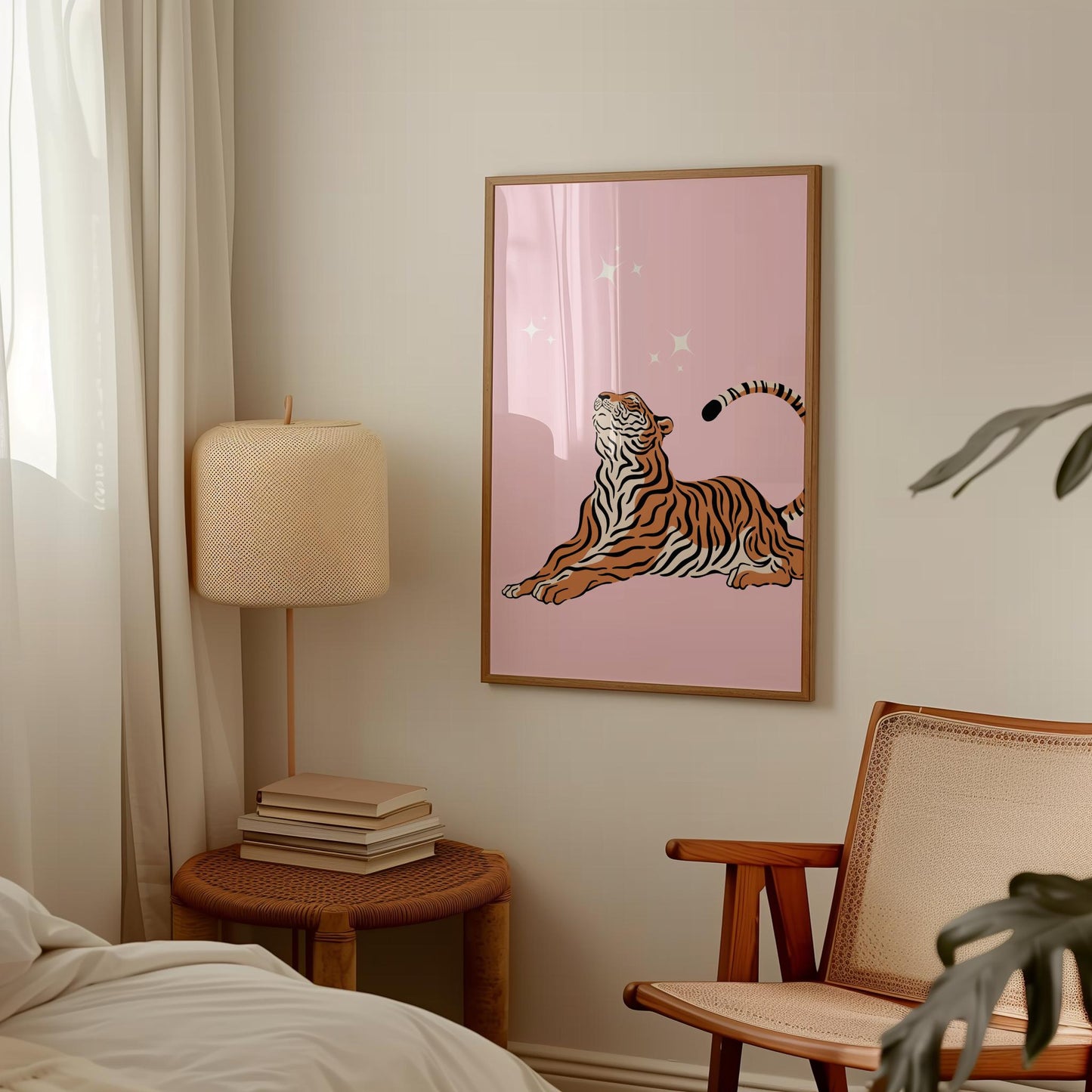 Tiger Sparkles Print