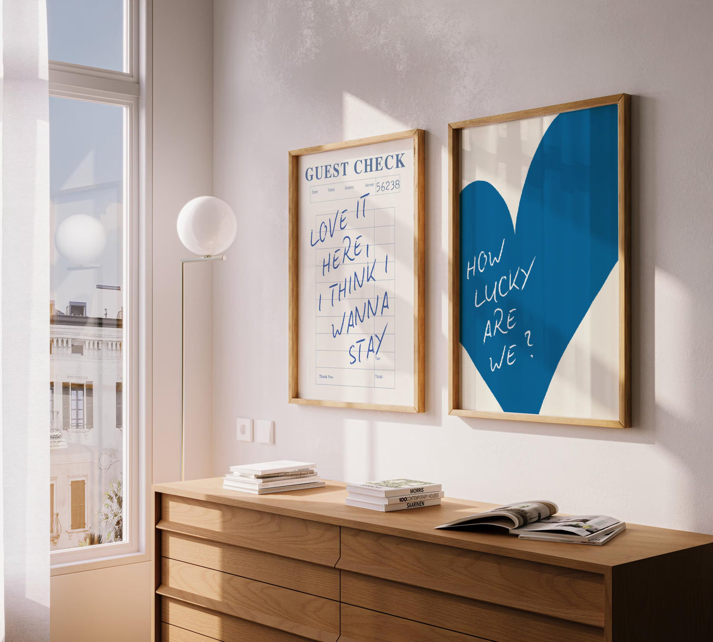 How Lucky Are We Wall Art Print