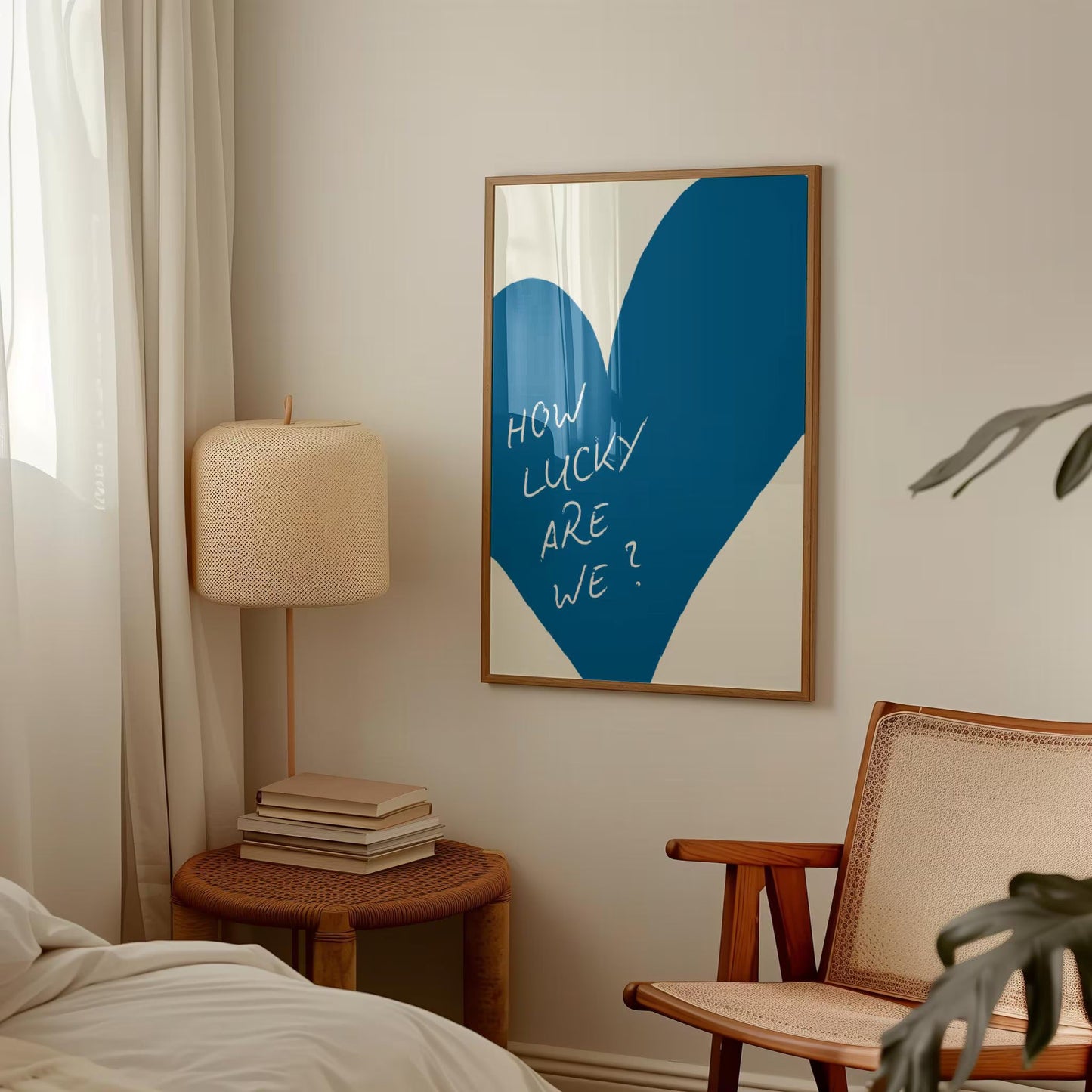 How Lucky Are We Wall Art Print