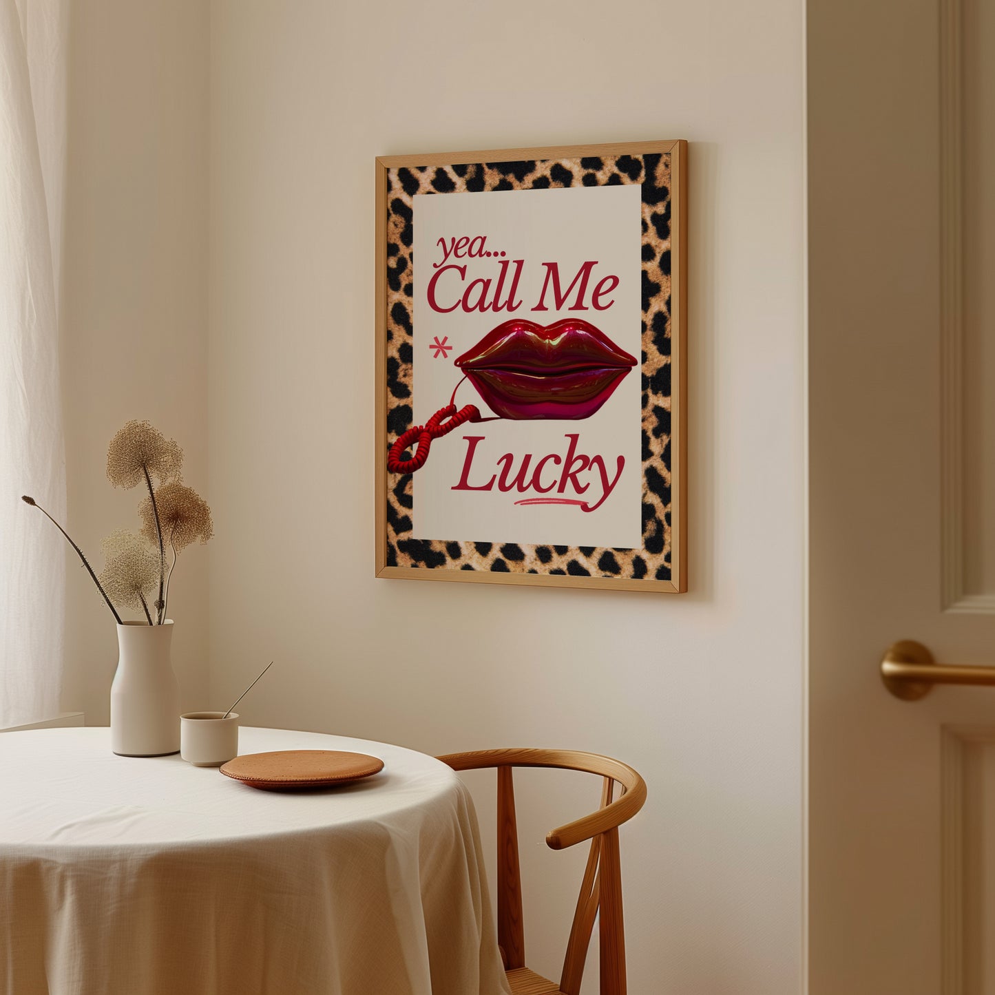 Yea Call Me Lucky Print