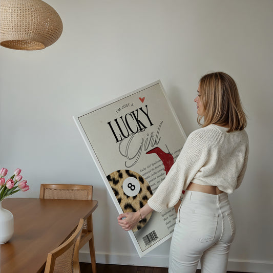 Luck Girl Magazine Cover Print