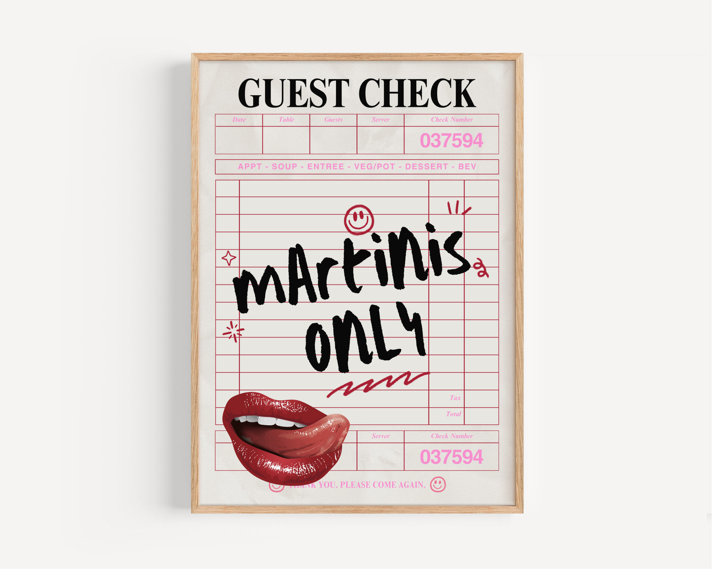 Martini's Only Print