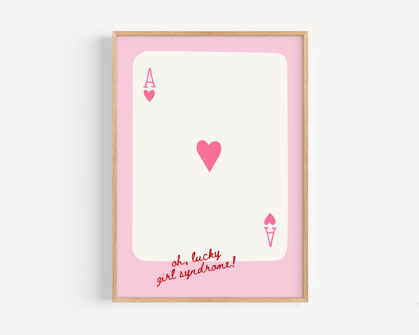 Oh, Lucky Girl Syndrome Ace Print