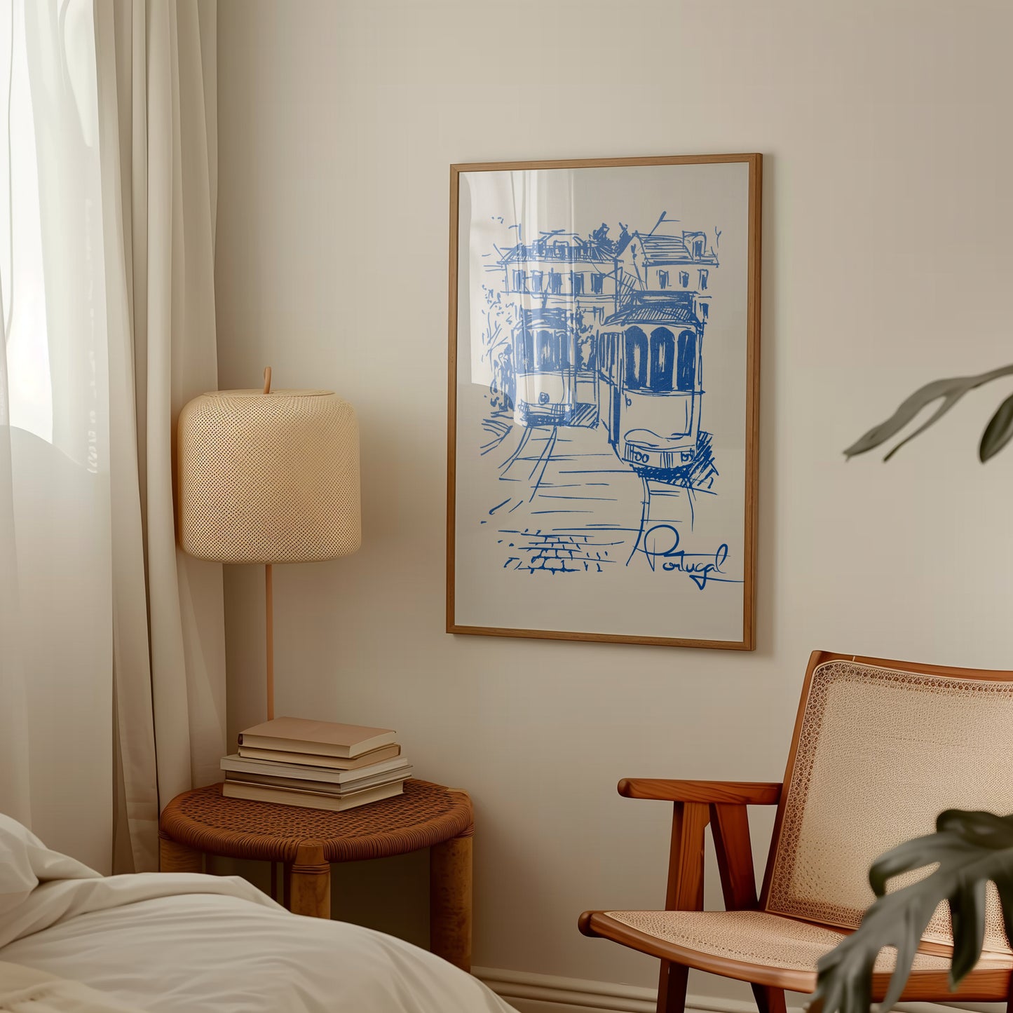 Blue Portugal Ink Print