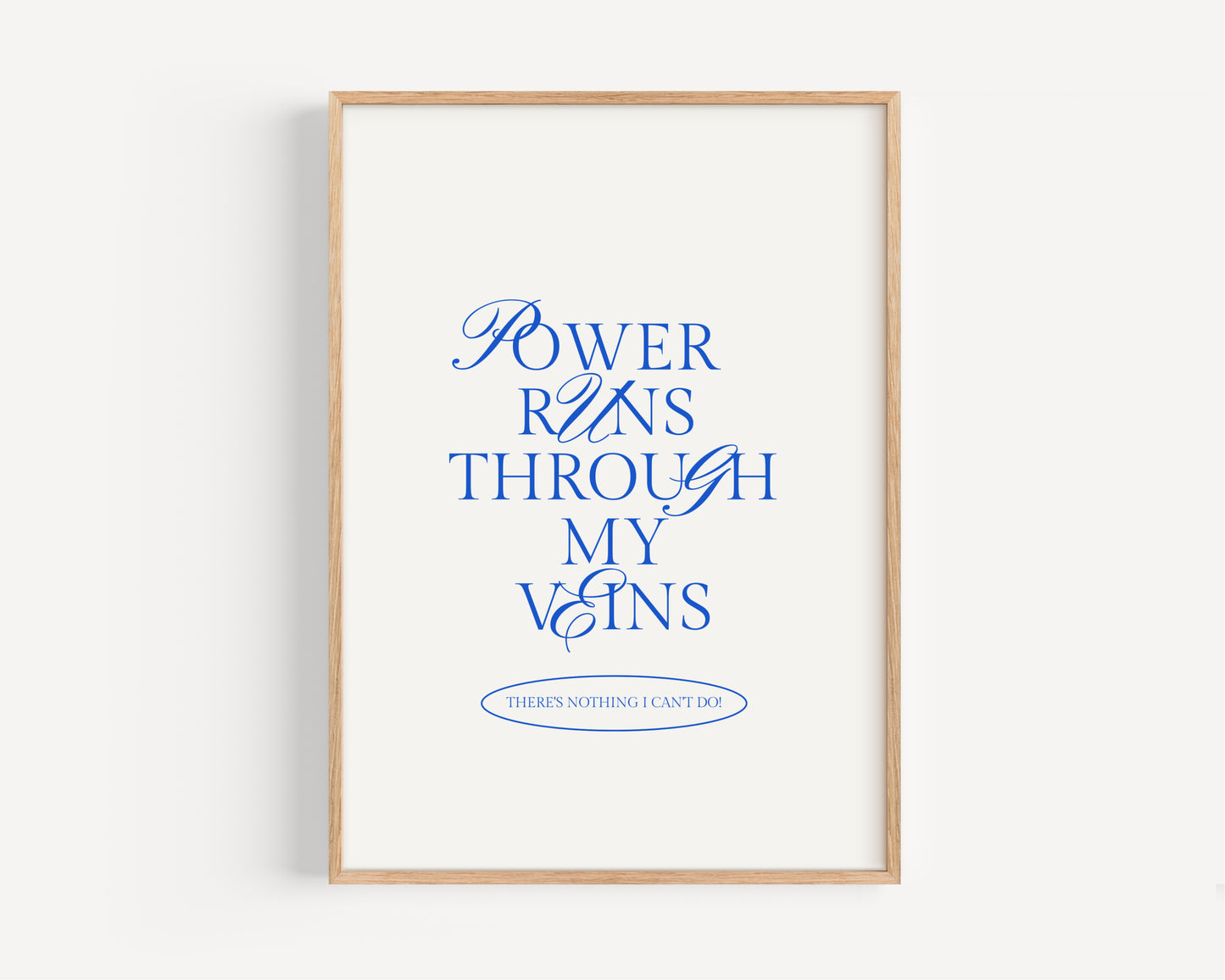 Power Inspirational Print
