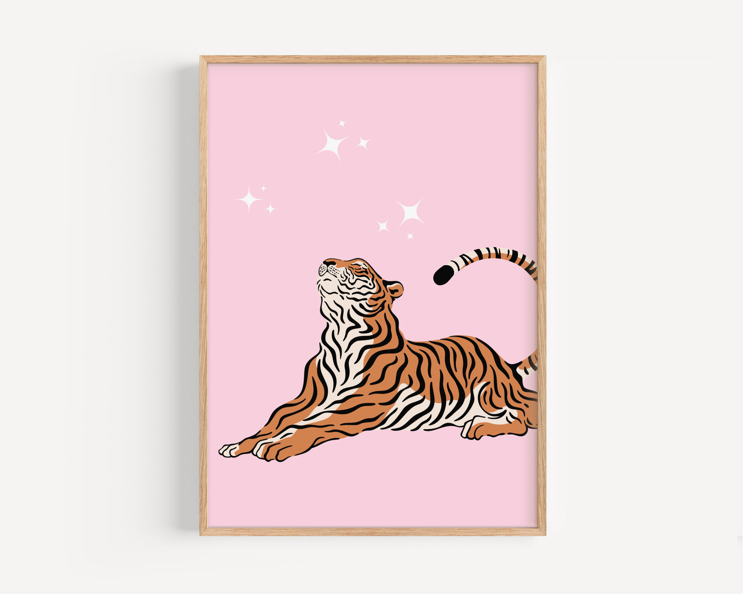 Tiger Sparkles Print