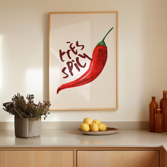 Très Spicy Hot Pepper Print