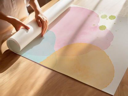 Multi Watercolor Ink Abstract Print No. 2
