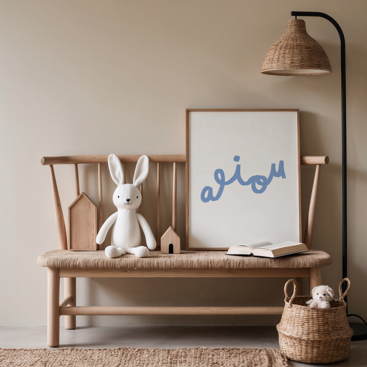 AEIOU Minimalist Print