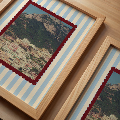 Vintage Stripe Positano Print