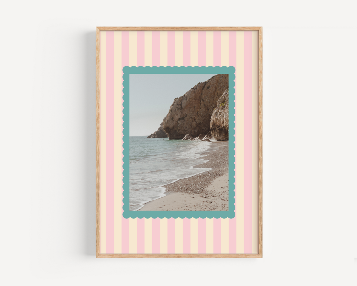 Vintage Stripe European Summer Print