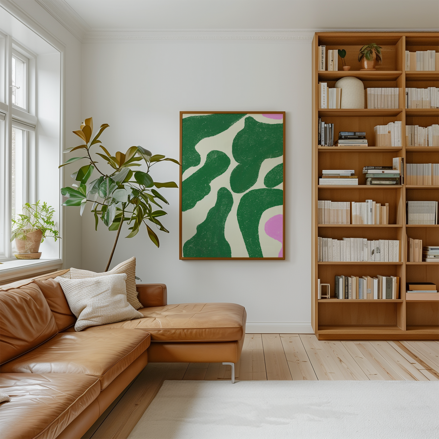 Earthy Blur Abstract Print