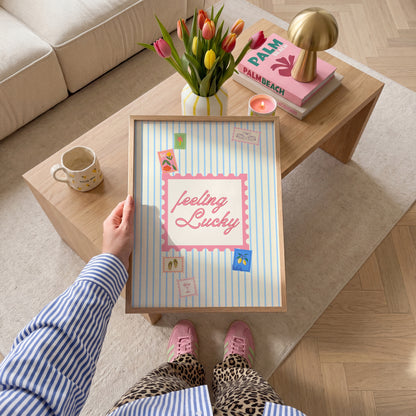 Feeling Lucky Stamp Print