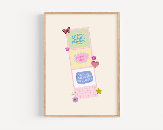 Affirmation Strip Print