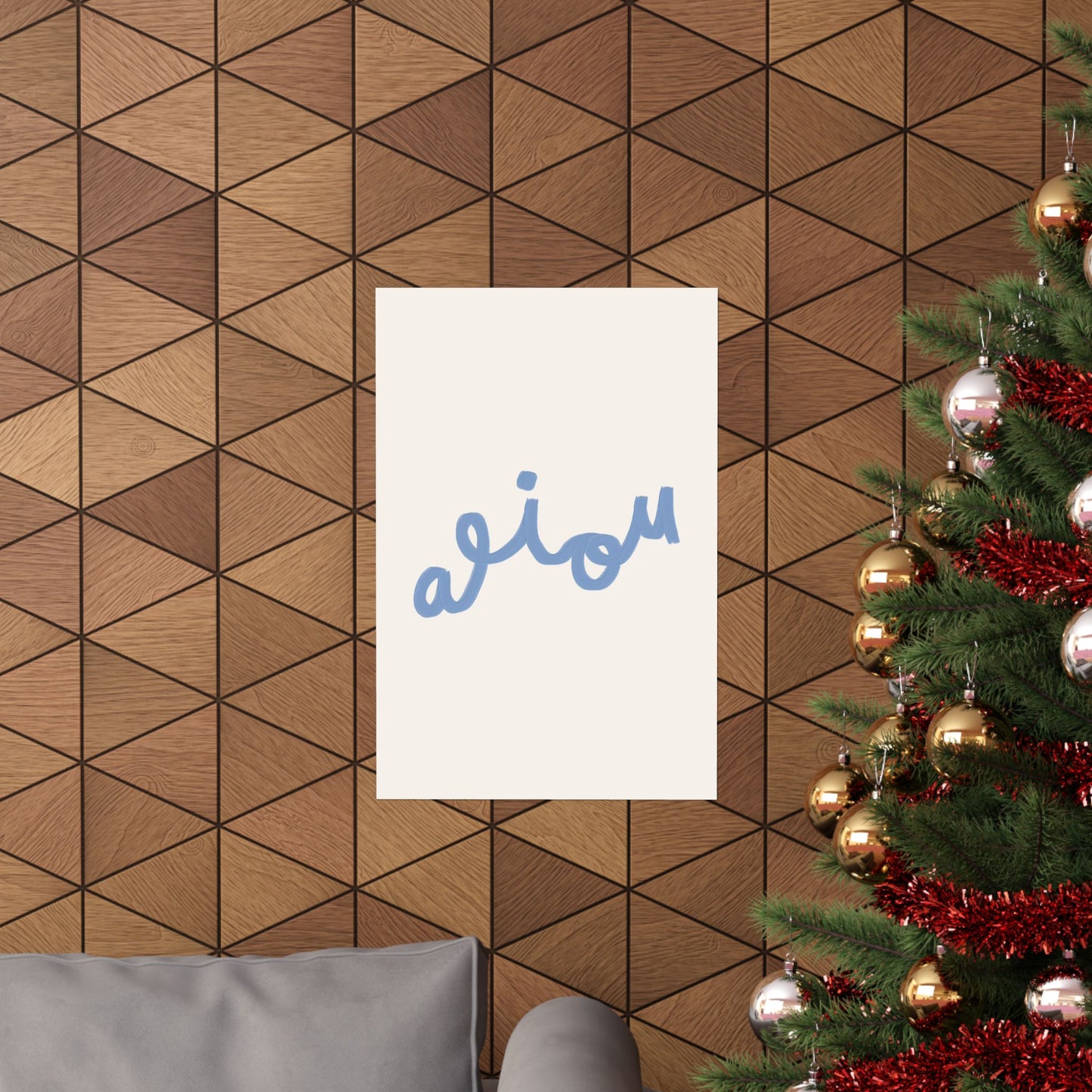 AEIOU Minimalist Print