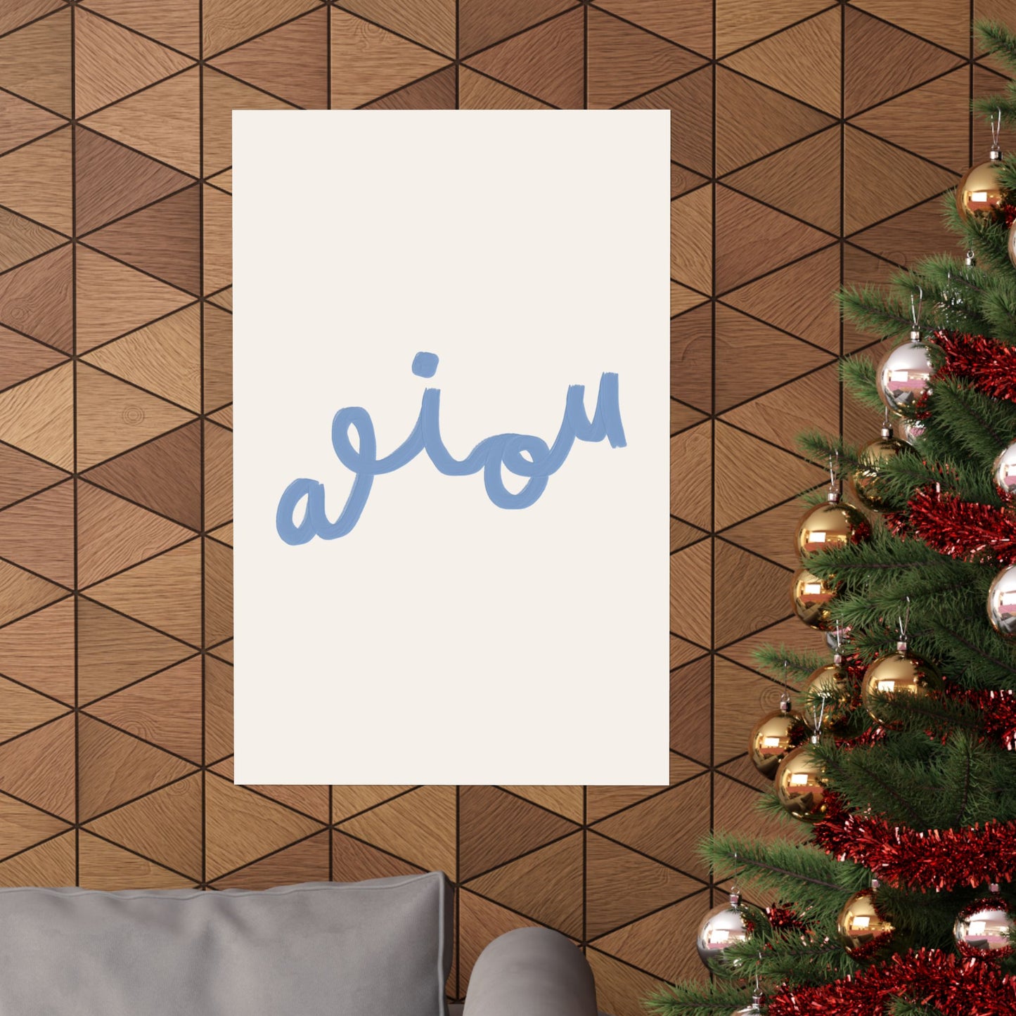 AEIOU Minimalist Print