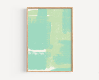 Seafoam Abstract Print