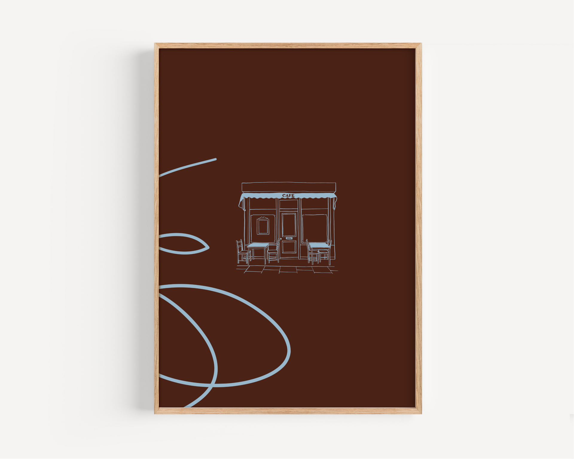 Coffee Shop Sketch No2 Print – Queen's Park Ave