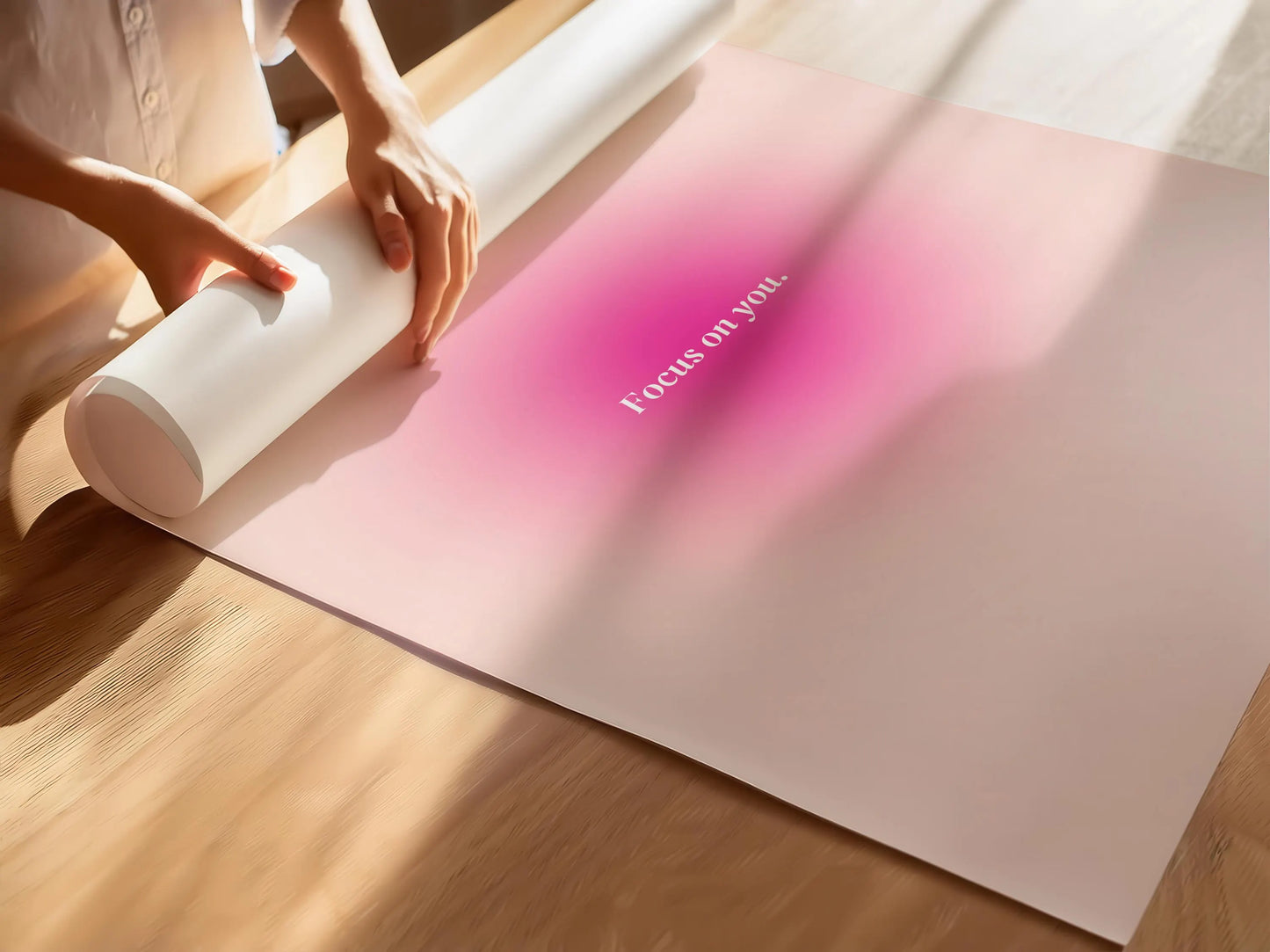 Focus on you Aura Print