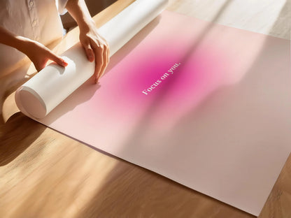 Focus on you Aura Print