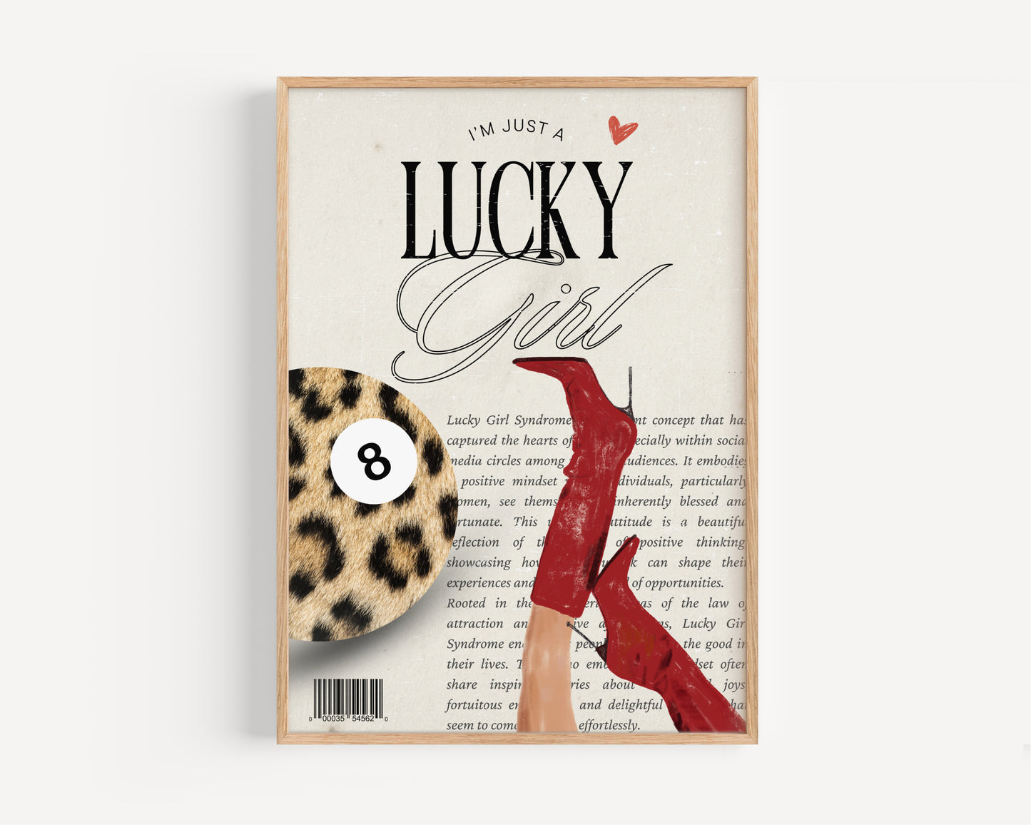 Luck Girl Magazine Cover Print