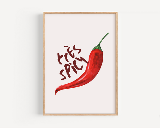 Très Spicy Hot Pepper Print